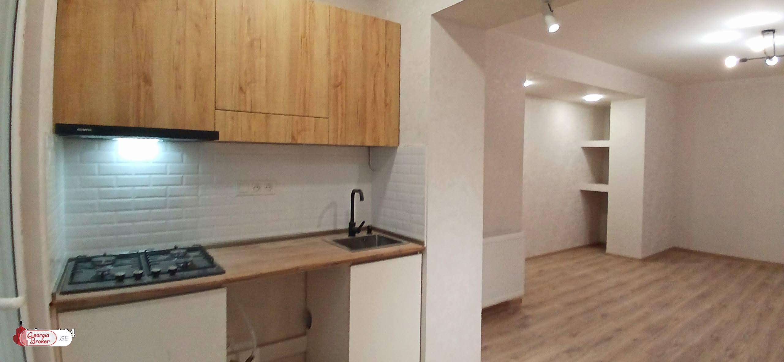 nearly repaired 2-room apartment for sale